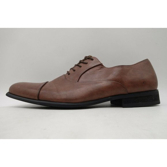 Kenneth Cole Reaction Brown Cap Toe Lace Up Dress Oxfords Shoes Men\'s 11.5 main image 8